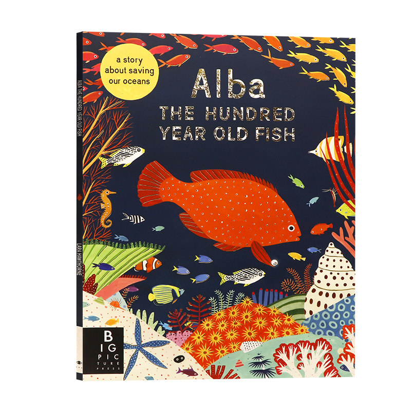 百年老鱼阿尔巴 alba the hundred year old fish 英文原版绘本进口