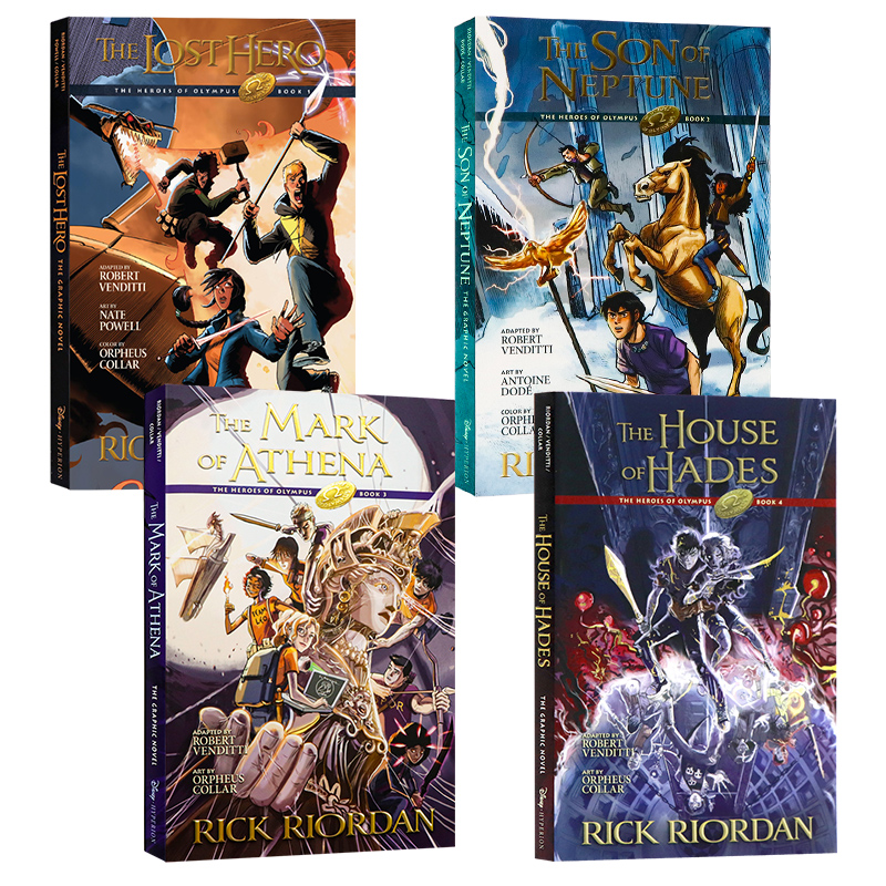 波西杰克逊奥林匹斯英雄系列1-4
