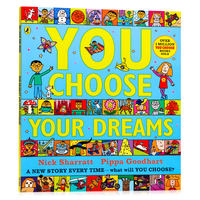 You Choose Extraordinary Imagination Puzzle Book, Original English picture Book by Famous author Nick Sharratt, Paperback large format, Early Childhood English education and enlightenment by Wu Minlan, Alphabet Ice Cream letters thumbnail 6