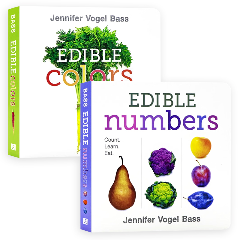 可食用的颜色看学吃英文原版