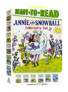 Ready-to-Read系列 安妮和雪球系列6本盒装 英文原版 Annie and Snowball Collector's Set 2准备读英语分级阅读 level 2 平装绘本