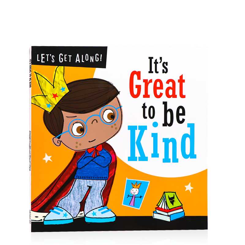 英文原版绘本友善真的太好了  It’s great to be kind 儿童好性格养成 行为习惯培养 亲子早教启蒙认知图画故事书 平装大开