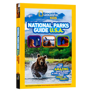 Guide Geographic Edition儿童英语启蒙平装 Centennial USA Parks National Kids 绘本National 国家地理儿童国家公园指南英文原版