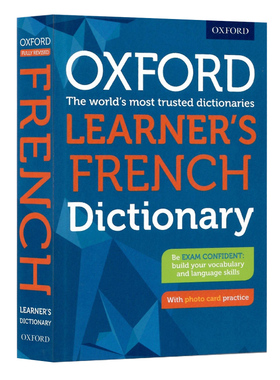 牛津精品法语学习词典 进口原版 学生英法对照工具书 Oxford Learner's French Dictionary课外学习用书 词汇学习写作提高 14岁+