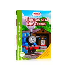 进口原版正版英文原托马斯和朋友们Thomas Friends:Thomas and the Trams托马斯分级阅读入门级Reading Ladder Level 1故事图画书