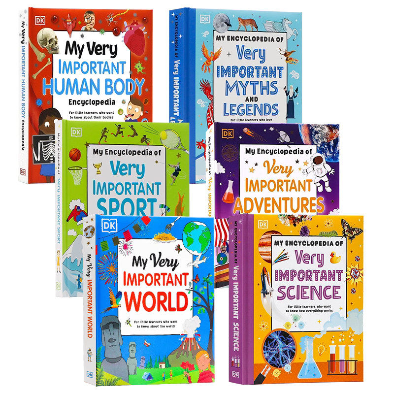 DK那些重要的事 My Encyclopedia of Very Important Things DK Children 英文原版 十万个为什么 少儿科普百科 全彩英文版精装