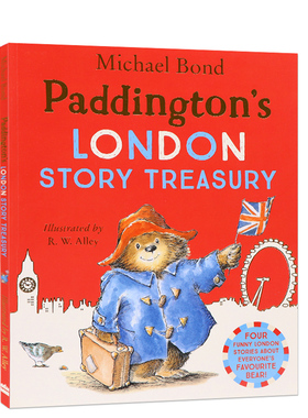 小熊帕丁顿在伦敦故事精选 英文原版 Paddington’s London Treasury 儿童睡前故事绘本书 原装进口 童话 治愈 Michael bond
