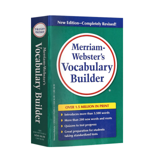 Builder Vocabulary Webster made 词缀字典大学书可搭单词 正版 力量word 韦小绿韦氏字根词典Merriam power easy 进口英文原版