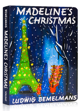 玛德琳的圣诞节 Madeline's Christmas 英文原版绘本 廖彩杏书单 童话故事纸板书 韵律儿歌 贝梅尔曼斯 Ludwig Bemelmans