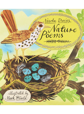 自然之诗 英文原版 Nature Poems: Give Me Instead of a Card 礼物 Nicola Davies 精美动物植物绘本 口袋诗歌册子 内含信封