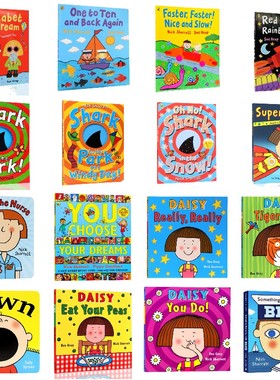 You Choose 超凡想象益智大书 英文原版绘本 名家Nick Sharratt平装大开本儿童英语早教启蒙 吴敏兰书单 Alphabet Ice Cream字母