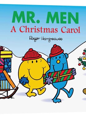 奇先生妙小姐系列 圣诞颂歌英文原版绘本Mr. Men A Christmas Carol品行习惯情商管理儿童启蒙课外阅读读物进口英语图画故事书