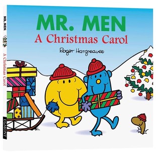 圣诞颂歌英文原版 绘本Mr. Men Carol品行习惯情商管理儿童启蒙课外阅读读物进口英语图画故事书 奇先生妙小姐系列 Christmas