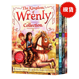 儿童魔法故事1-4册 英文原版 The Kingdom of Wrenly Collection 奇幻冒险小说进口英语原版书籍  章节书读物