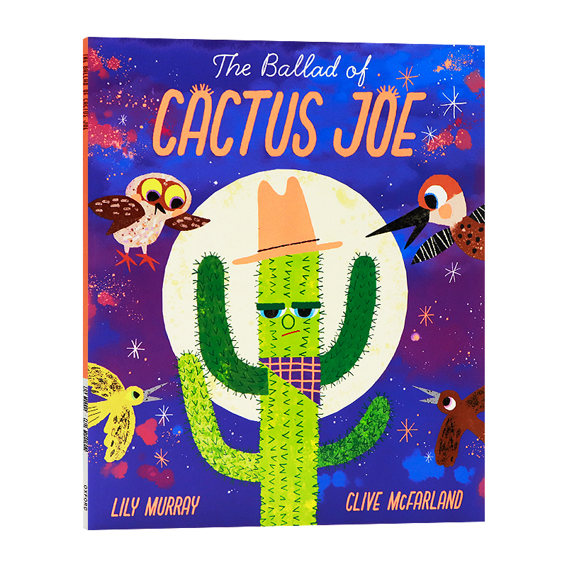 仙人掌乔的民谣 英文原版 The Ballad Of Cactus Joe 儿童精美插画故事图画书 启蒙认知早教绘本 进口原版书籍