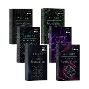 银河帝国英文版 基地七部曲 Foundation 英文原版小说艾萨克阿西莫夫经典科幻系列7册 Isaac Asimov 讲述人类未来两万年的历史