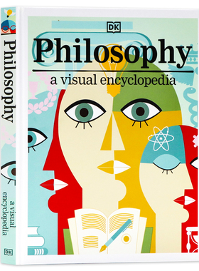 DK哲学视觉百科全书 英文原版 DK Philosophy A Visual Encyclopedia 学生哲学图解科普读物 青少年课外英语阅读书籍 精装大开