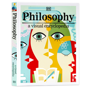 DK哲学视觉百科全书 英文原版 Visual Philosophy Encyclopedia 青少年课外英语阅读书籍 大开 精装 学生哲学图解科普读物