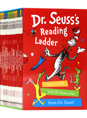 Dr. Seuss 苏斯博士20册盒装A Classic Case of Dr Seuss 英文原版绘本廖彩杏睡前故事the cat in the hat 课外阅读Harper Collins