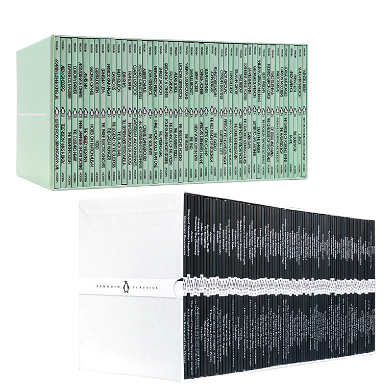 英文原版 企鹅经典小黑书+小绿书礼盒装129册 Little Black Classics Box Set/Penguin Modern Boxset 经典文学小说读物口袋书