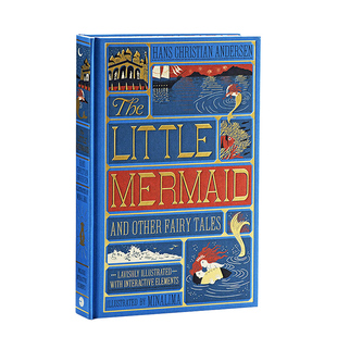 Tales安徒生童话3D精装 小美人鱼和精灵故事集 英文原版 Little and Mermaid 全彩插图版 Minalima手工立体书 Other Fairy The
