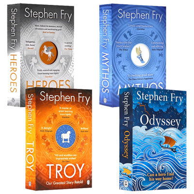 希腊神话故事4册英文原版