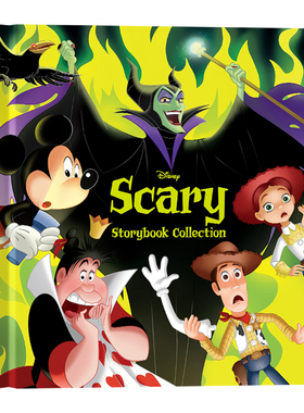 迪士尼恐怖故事书合集 英文原版绘本 Disney Scary Storybook Collection 儿童英语故事图画书 Disney Press 童话故事精装睡前读物