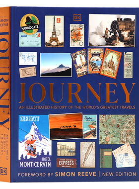 DK百科旅程世界上伟大旅行的图解历史 Journey World's Greatest 英文原版绘本Travels 精装大开全彩插图旅行图册探索世界
