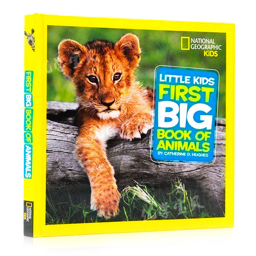 进口英文版原版正版 动物系列 First Big Book of Animals National Geographic Little Kids 美国国家地理儿童百科书英语启蒙绘本