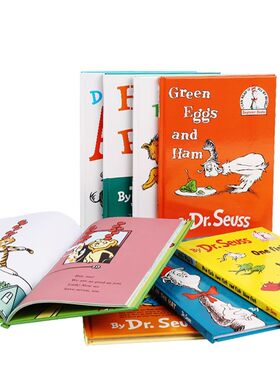 Dr. Seuss 苏斯博士系列绘本8册 英文原版绘本 精装 廖彩杏书单 轻松走进英语世界 低幼儿童英语读物早教启蒙认知 趣味幽默韵文