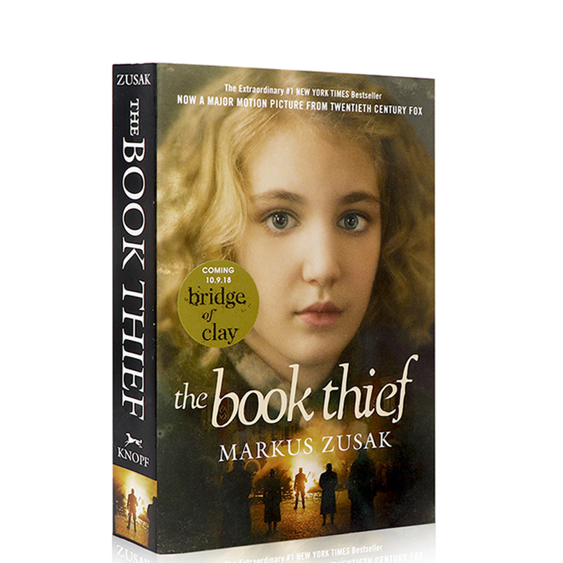 进口英文原版 The Book Thief 偷书贼 电影原著长篇小说书 电影封面版 Markus Zusak 马库斯·苏萨克
