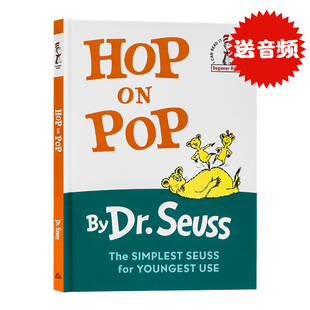 Seuss 幼儿早教 精装 Pop 苏斯博士在爸爸身上跳来跳去 绘本 Hop 廖彩杏书单 进口英文原版 正版