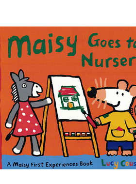 进口英文原版正版 小鼠波波系列Maisy Gose to Nursery去托儿所 幼儿早教启蒙认知绘本 儿童读物 性格习惯养成 睡前读物图画书