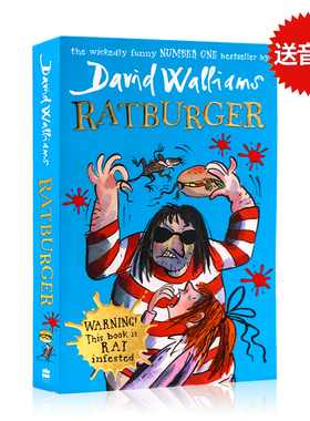 进口英文原版 Ratburger 少女驯兽师和她的霹雳鼠 鼠堡包 大卫少年幽默小说系列 罗尔德达尔继承人David Walliams幽默治愈成长小说