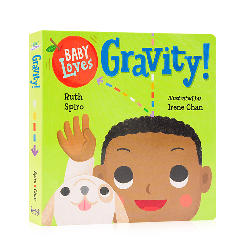 进口英文原版正版宝宝爱重力Baby Loves Gravity! Baby Loves Science 萌萌的科学系列 低幼科普3-6岁儿童启蒙