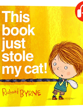 牛津精品绘本 This Book Just Stole My Cat 英文原版 这本书偷了我的猫 儿童英语启蒙平装图画书 牛津大学出版 Richard Byrne
