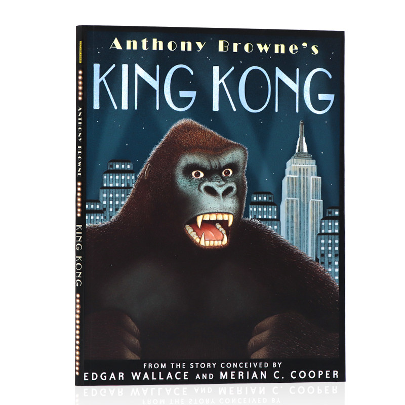 进口英文原版绘本 king kong 金刚 儿童英语启蒙认知图画故事书平装大