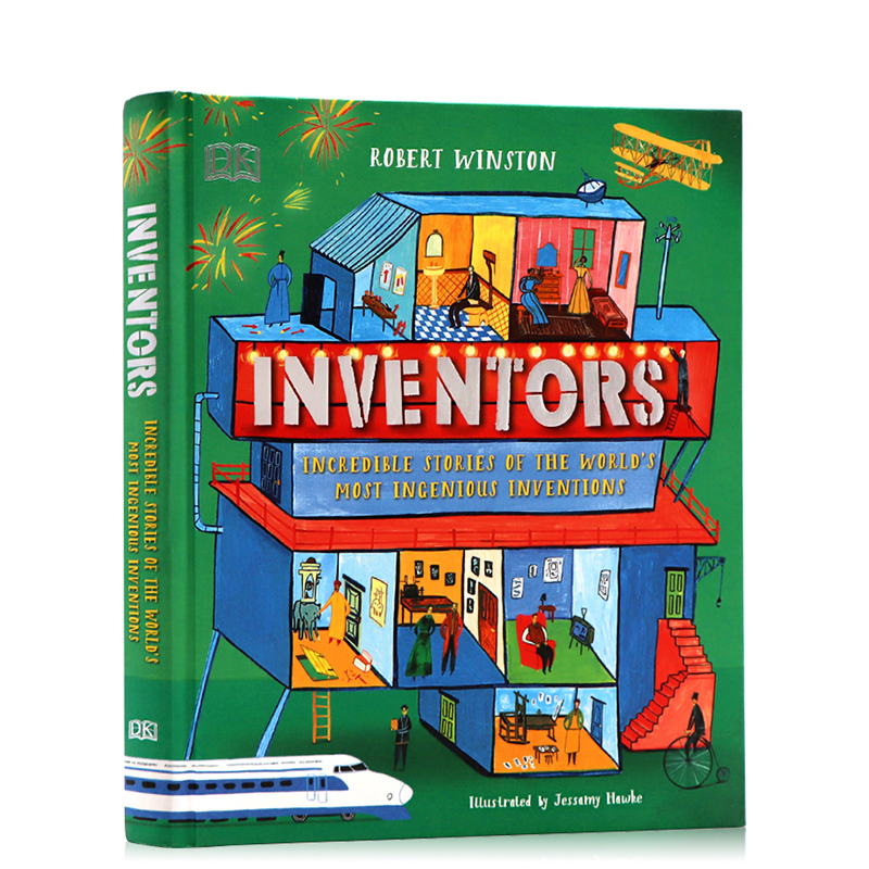 英文原版 Inventors DK 发明家:世界上天才的发明背后的精彩故事 7-12岁儿童科普百科读物 早期科学创造 历史精装绘本 课外阅读书