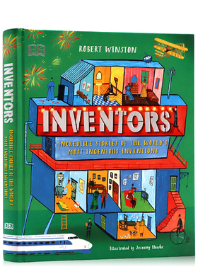 英文原版 Inventors DK 发明家：世界上天才的发明背后的精彩故事 7-12岁儿童科普百科读物 早期科学创造 历史精装绘本 课外阅读书