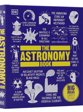 进口英文原版正版DK 天文学百科The Astronomy Book: Big Ideas Simply Explained 天文学科普百科全书全彩图解精装大开