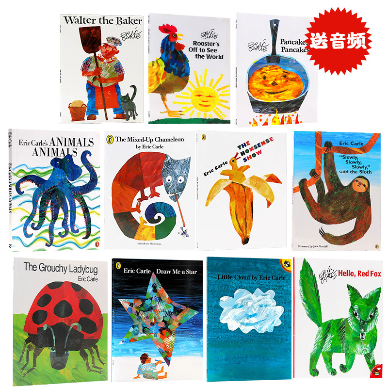 英文原版绘本The Grouchy Ladybug 爱生气的瓢虫 Eric Carle 艾瑞卡尔爷爷 幼儿童启蒙亲子早教图画书英语读本 平装大开吴敏兰书单图片