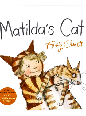 玛蒂尔达的猫 英文原版 Matilda's Cat by Emily Gravett  平装Macmillan 儿童课外英语阅读 亲子共读绘本 儿童启蒙图画故事书