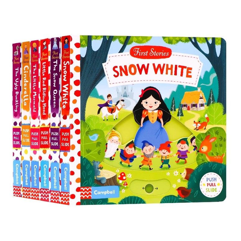 first stories系列经典童话故事6册 snow white/snow queen/little