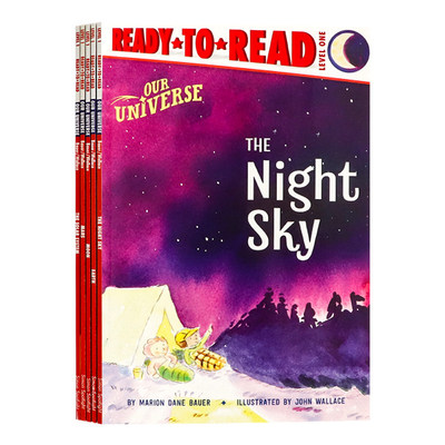 夜空/太阳系/月亮/火星/气球英文