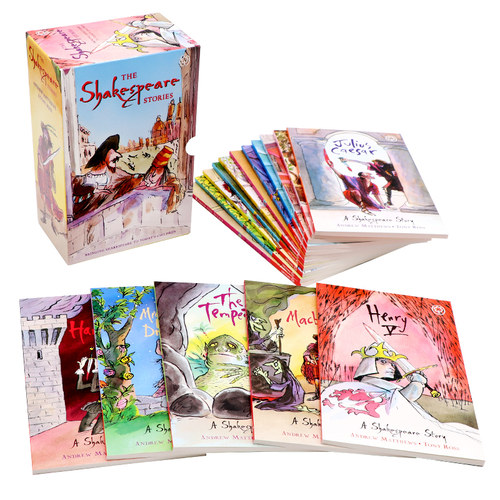 The Shakespeare Childrens Stories青少年版莎士比亚全集插图版16册礼盒装 英文原版 儿童经典阅读文学小说 中小学生课外故事读物