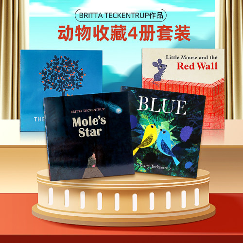动物收藏4册套装英文原版绘本