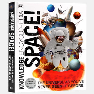 新版DK太空空间知识百科全书 英文原版 前所未见的NASA图像 Knowledge Encyclopedia Space太阳系奇观图像全彩图解百科