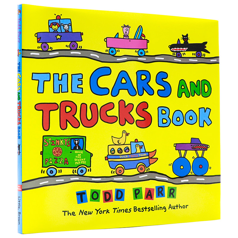 汽车与卡车之书 英文原版 The Cars and Trucks Book 儿童启蒙认知 精装绘本 Todd Parr 新作 纽约时报畅销书作家 儿童情商亲子