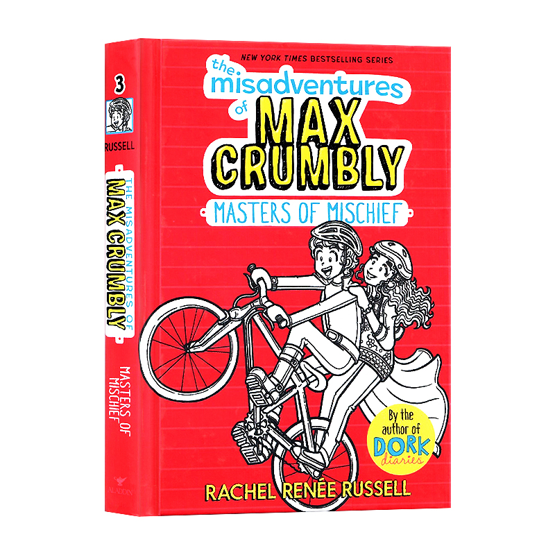 马克思的囧囧日记3 英文原版小说 The Misadventures of Max Crumbly 3: Masters of Mischief多克日记列系作者新作Dork Diaries