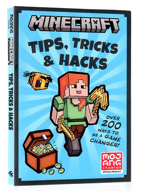 Minecraft 我的世界游戏攻略 英文原版 Minecraft tips tricks and hacks 儿童冒险游戏故事书 青少年英语课外阅读小说 Mojang AB